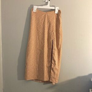 Abercrombie & Fitch Tan Pencil Skirt Midi Casual